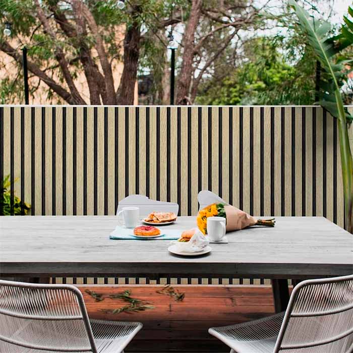 SlatWall, self-adhesive sticker with natural wood look (300 x 45 cm) - Image 3