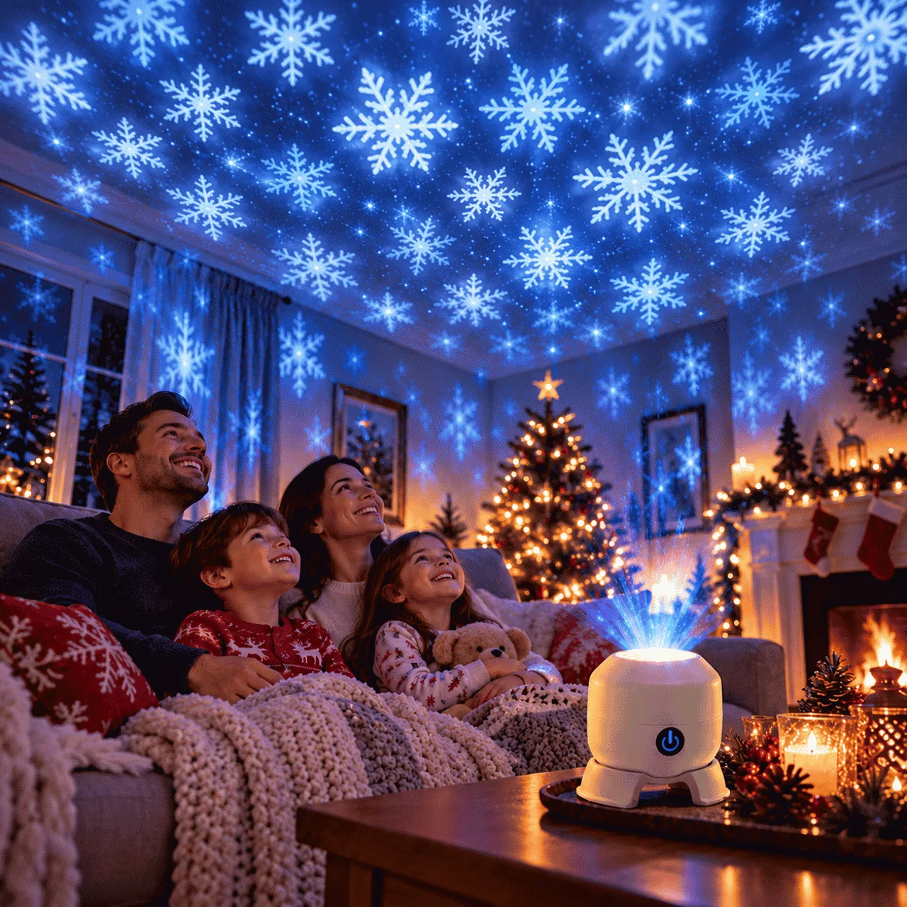 LED snowflake projector, SnowLamp - Image 4