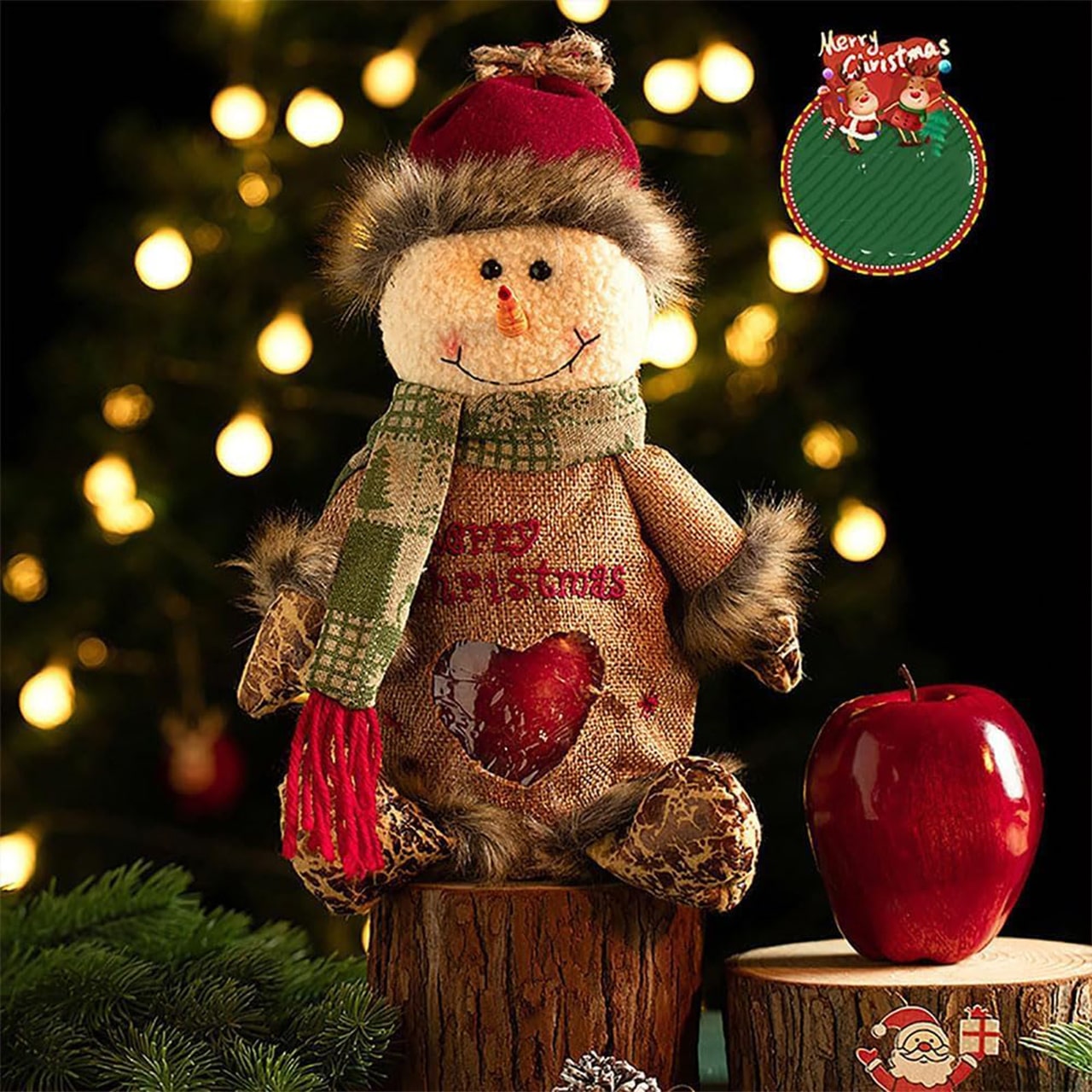 SnowMan, a unique snowman-shaped gift bag - Image 1