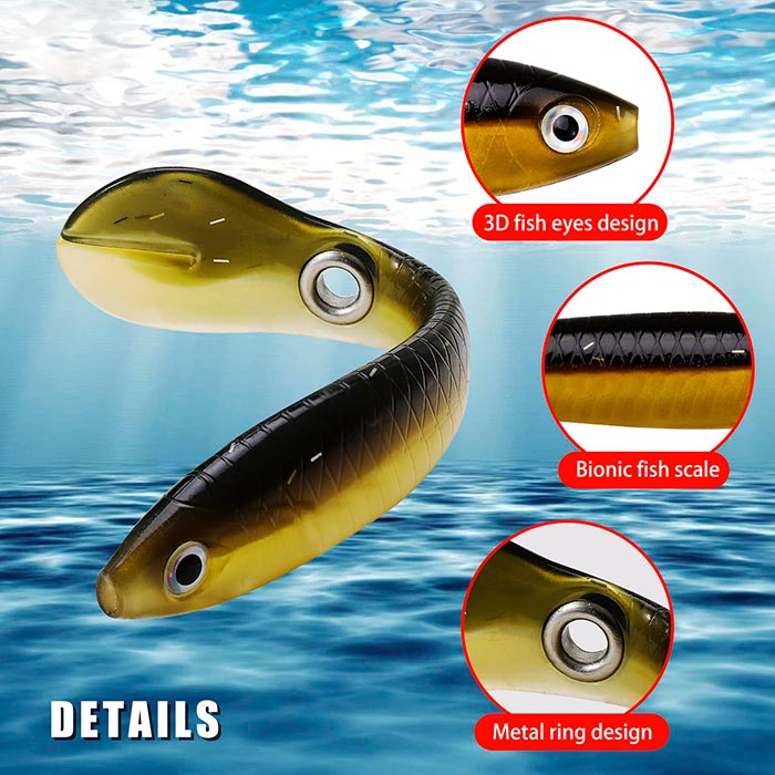 SoftLures, fish bait (5 pieces) - Image 4
