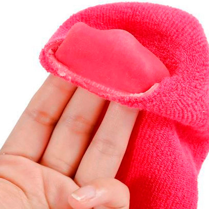 Simply put on the socks and your feet will be heavenly soft after wearing them for a few hours!