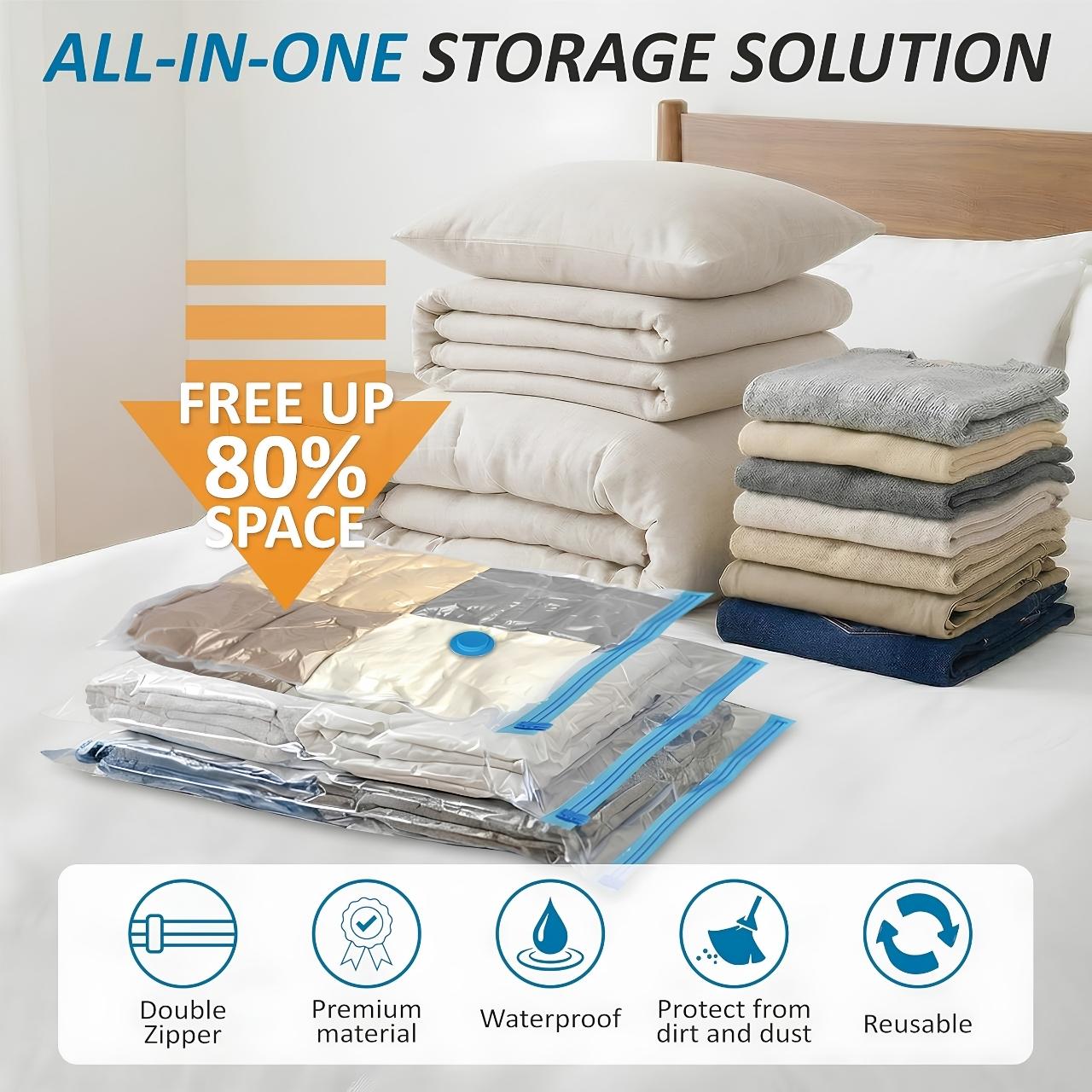 Up to 4x more space in closets