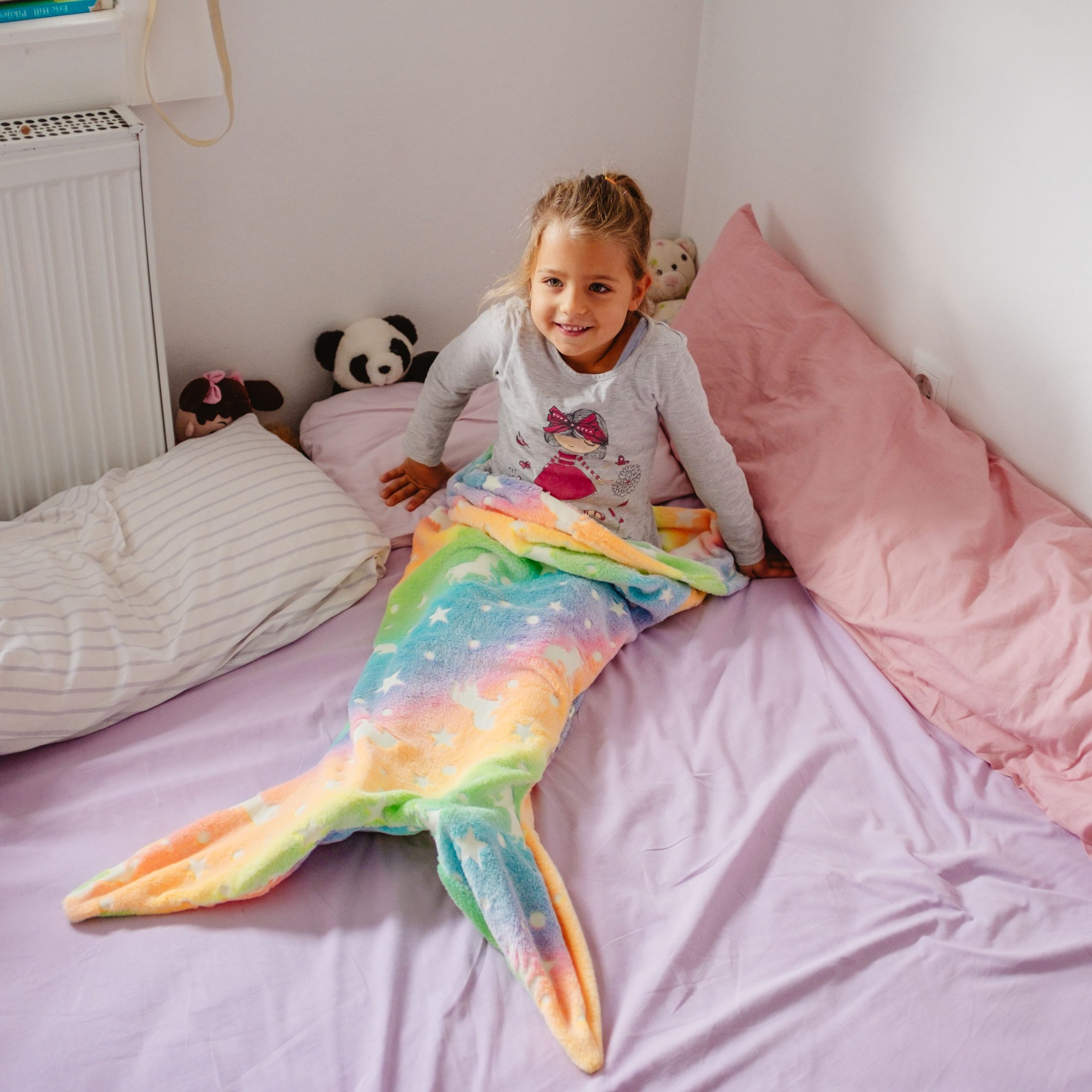 SparkleMermaid, gift set with a girl's blanket and a diamond and sticker creation set FREE - Image 5