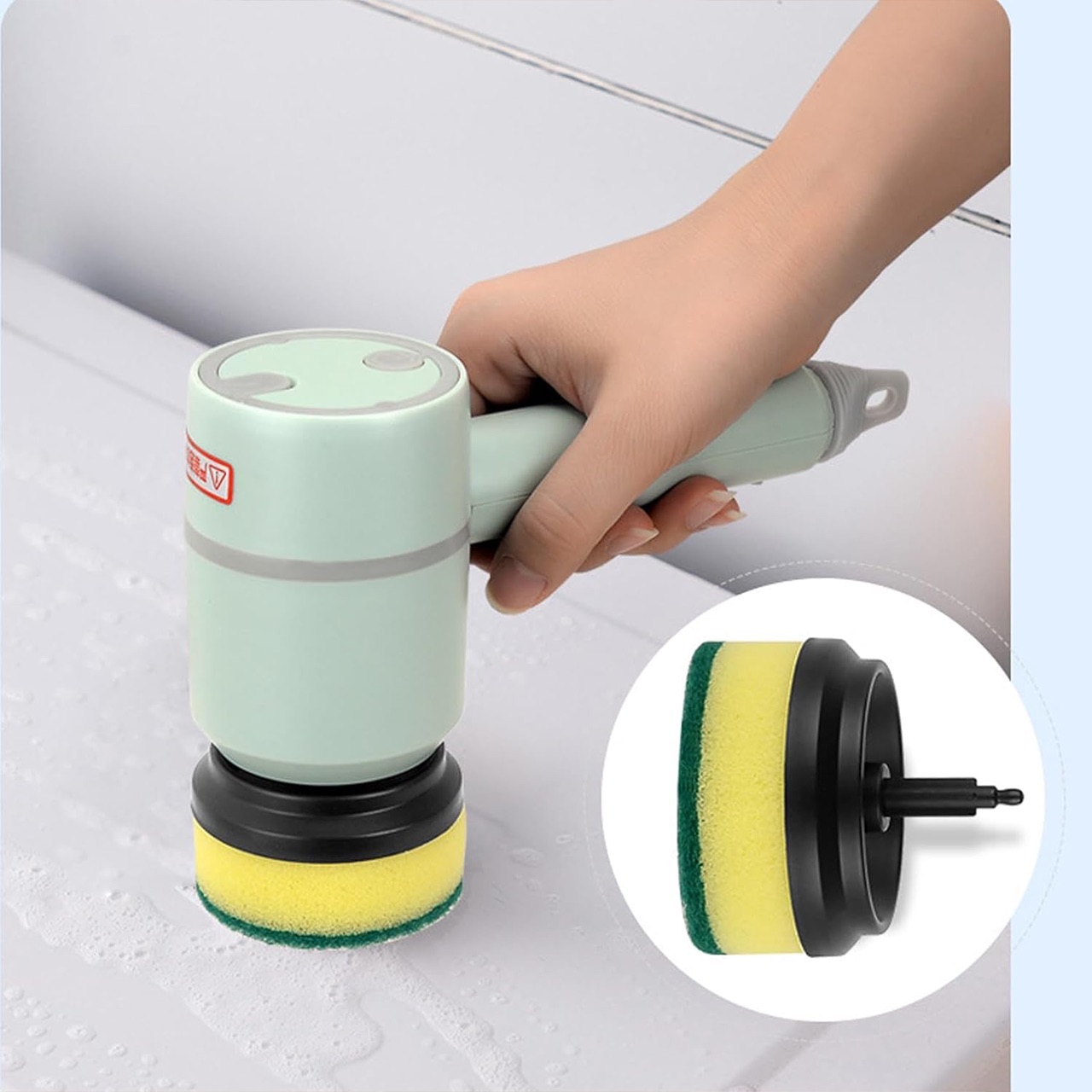 Spinny, the multi-purpose electric cleaning sponge with 360° rotating head - Image 5