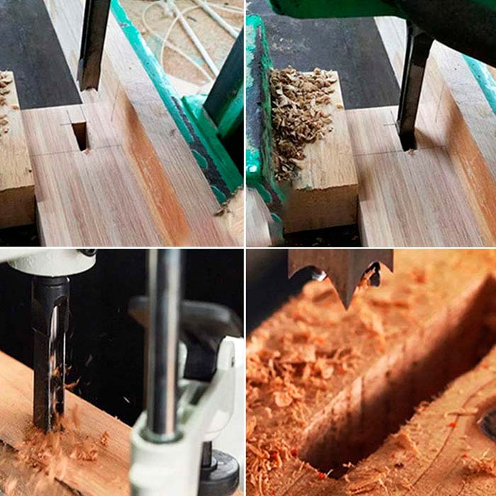SquareDrill, wood hole drill bits (4 bits) - Image 6
