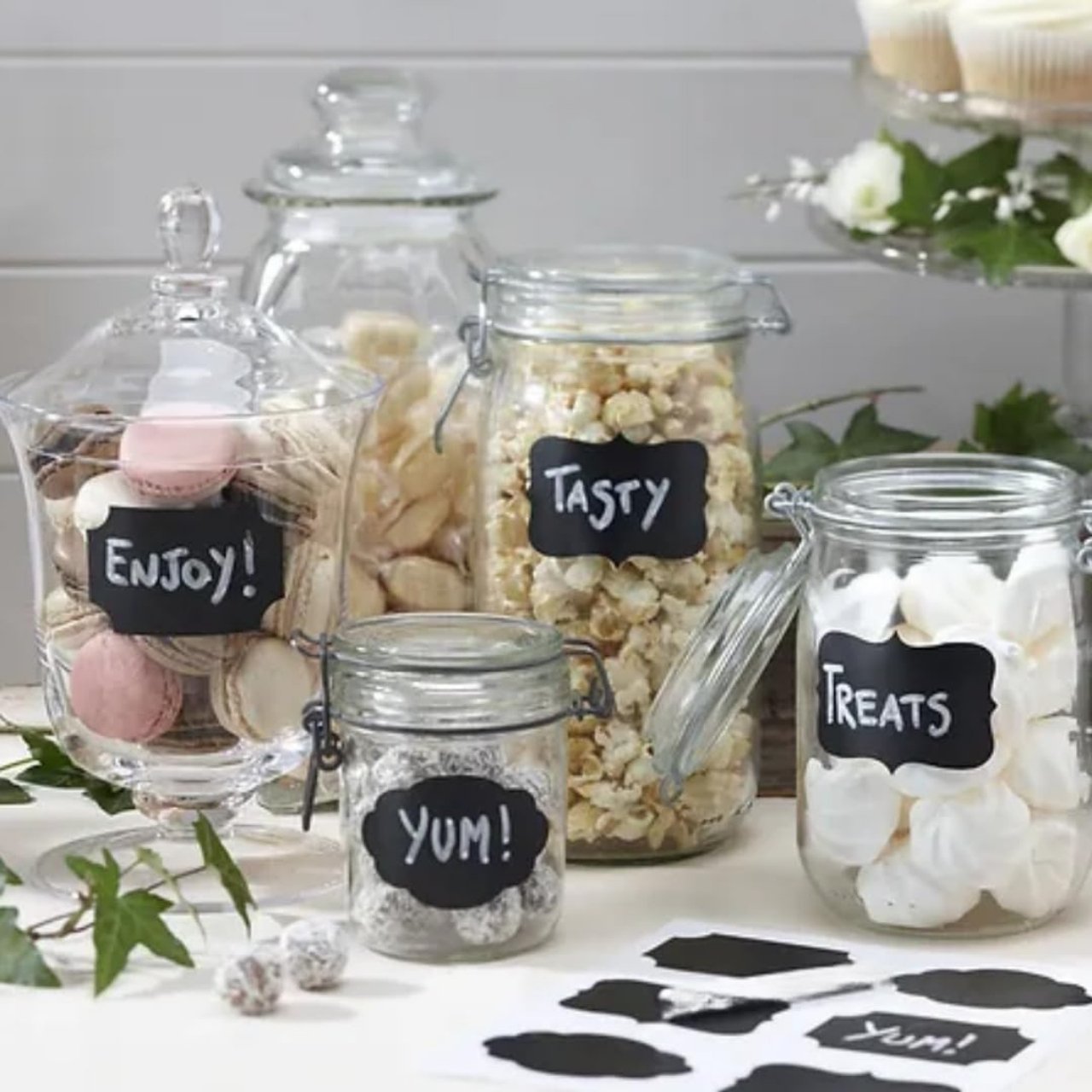 Stickers, 24 labels for labelling containers - Image 3