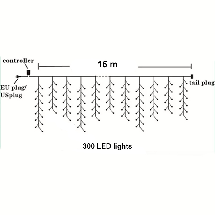 Stringy, LED light chain (15 m) - Image 2
