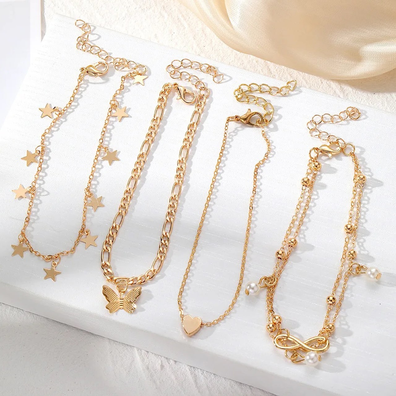SummerSet, set of 4 leg bracelets - Image 5