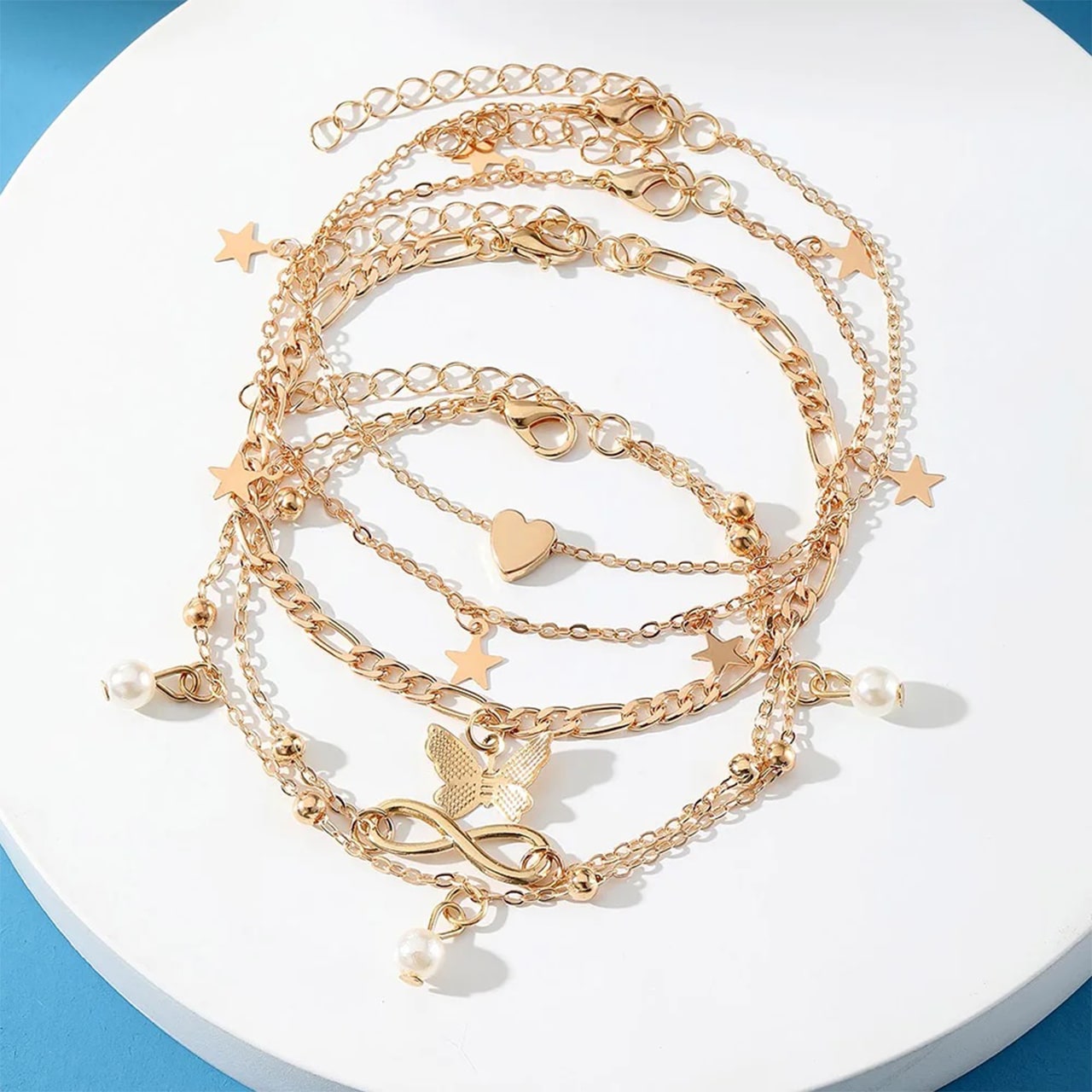 SummerSet, set of 4 leg bracelets - Image 6