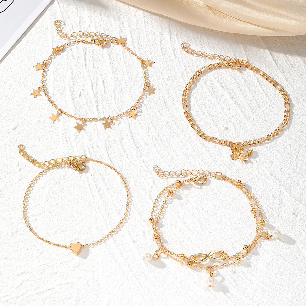 SummerSet, set of 4 leg bracelets - Image 9