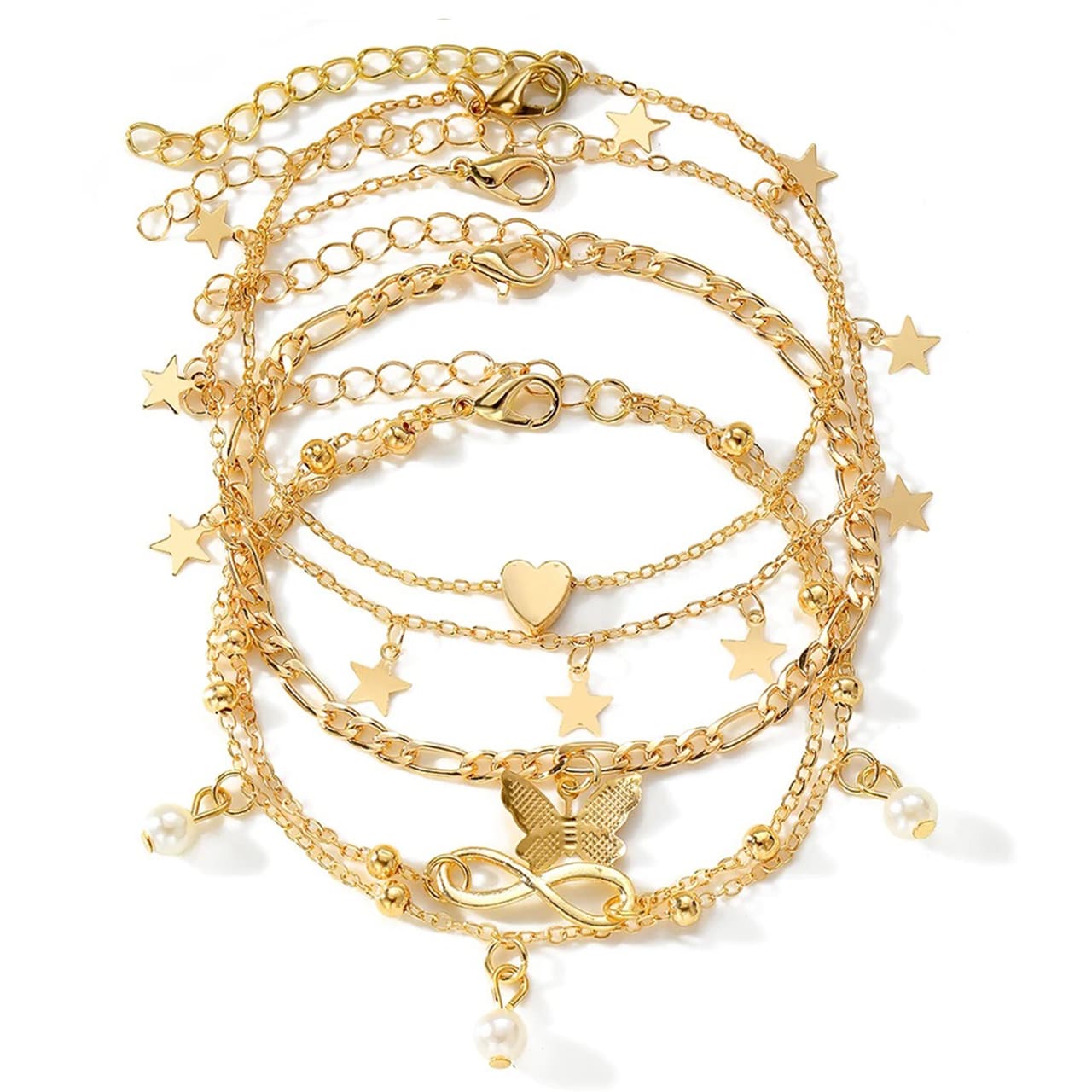 SummerSet, set of 4 leg bracelets - Image 10