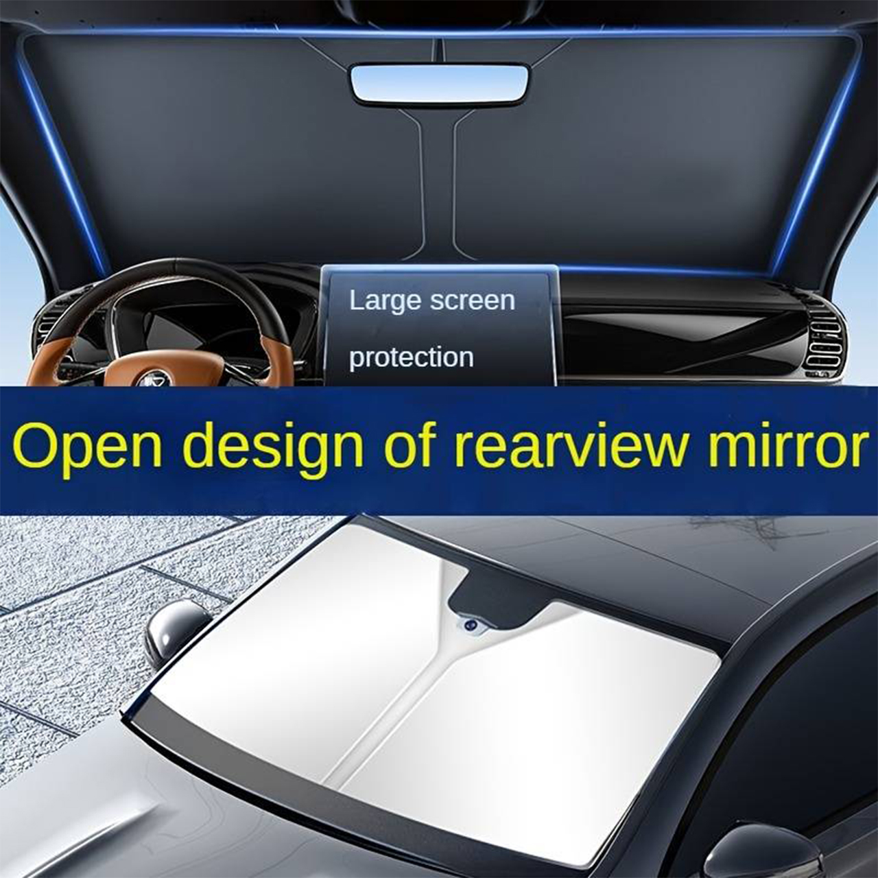 SunVisor, retractable car windscreen sunshade - Image 9