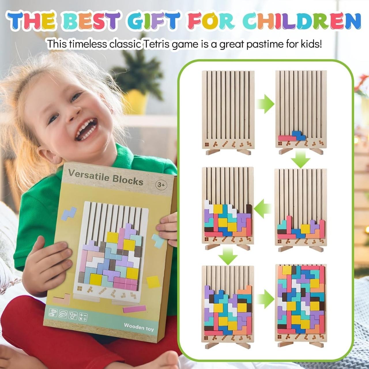 Tetris, wooden didactic toy - Image 4