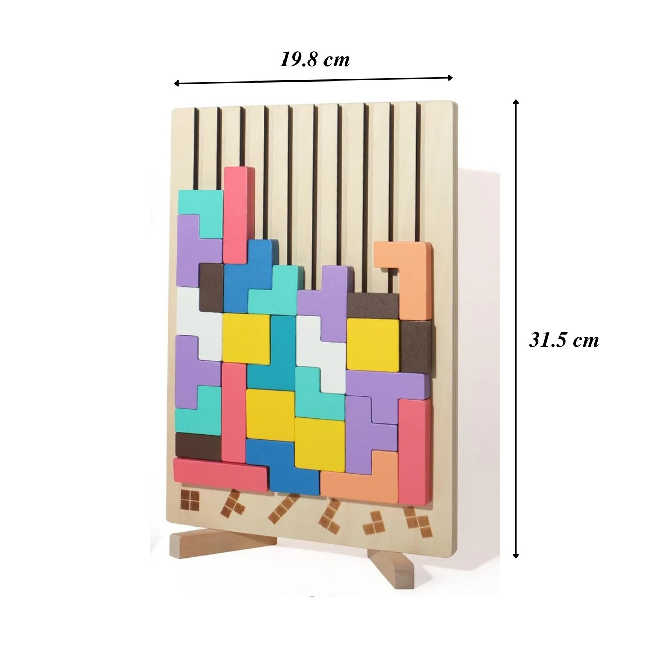 Tetris, wooden didactic toy - Image 9