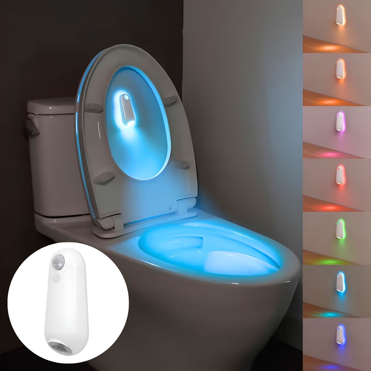 LED motion sensor light for toilet and home, Toily
