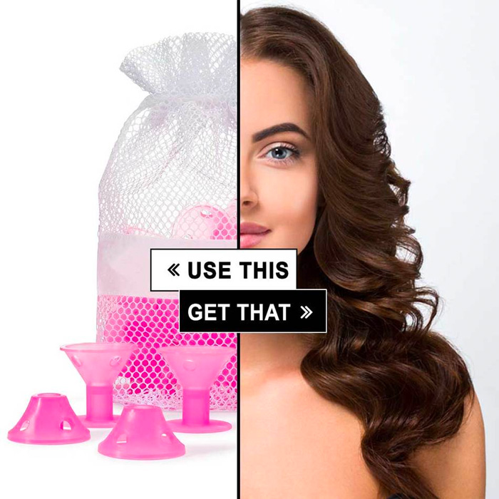 TopCurls, silicone curlers for perfect and long-lasting curls (20 pcs.) - Image 5