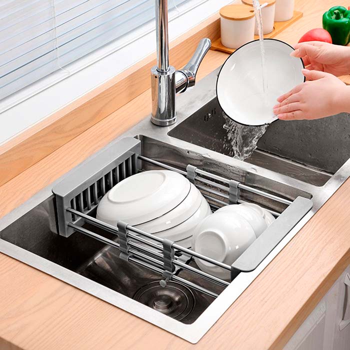 TopDrain, the flexible drainer for drying dishes and washing food - Image 4