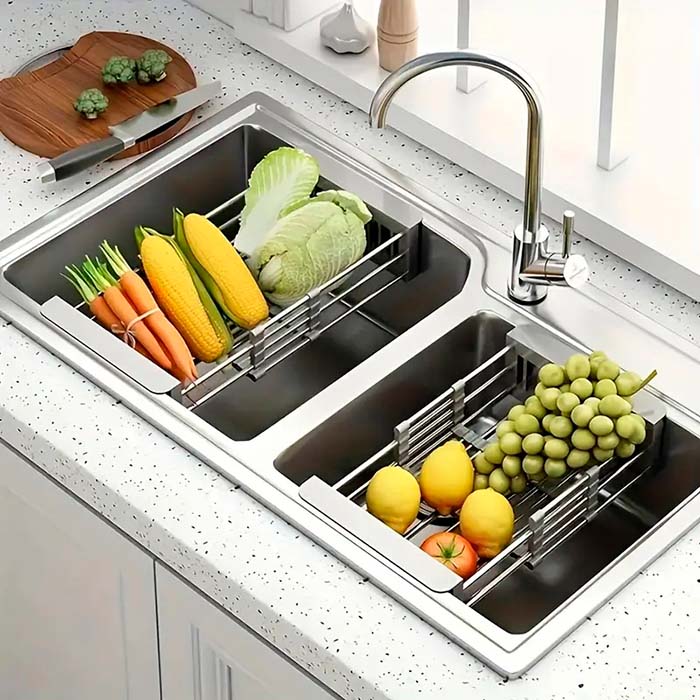 TopDrain, the flexible drainer for drying dishes and washing food - Image 8