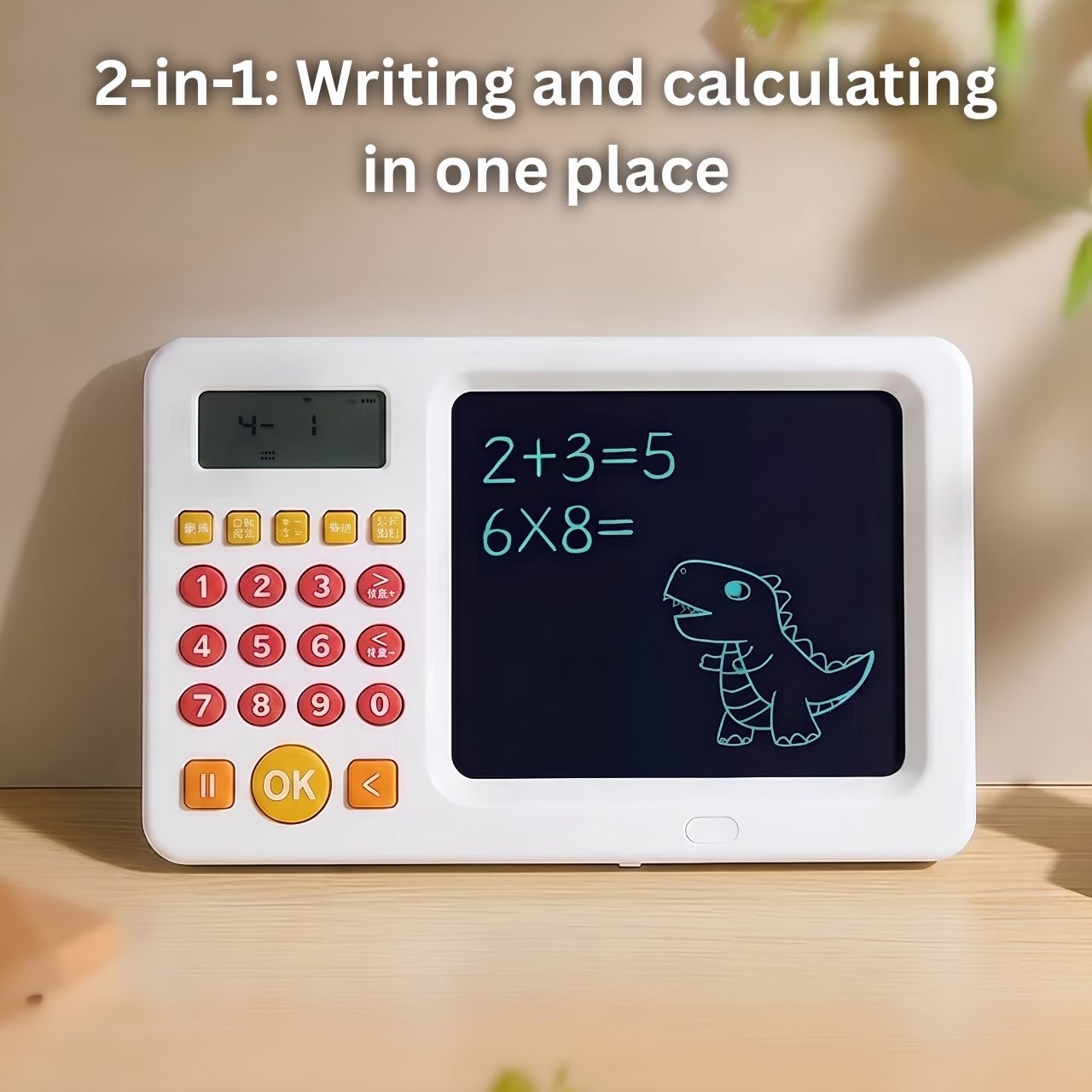 2-in-1 learning tablet with calculator for children, TrainMath - Image 4