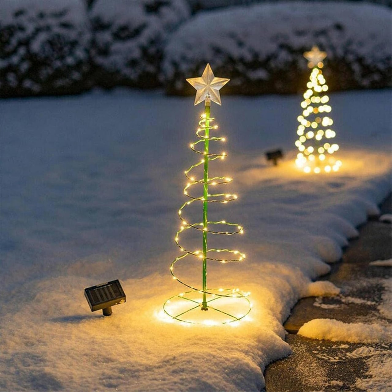 TreeSolar, a Christmas tree with solar-powered LED lights - Image 1