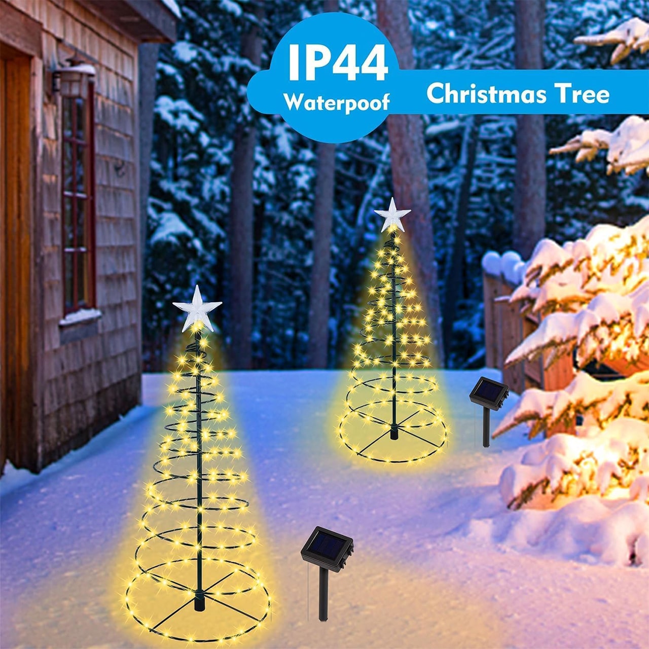 TreeSolar, a Christmas tree with solar-powered LED lights - Image 4