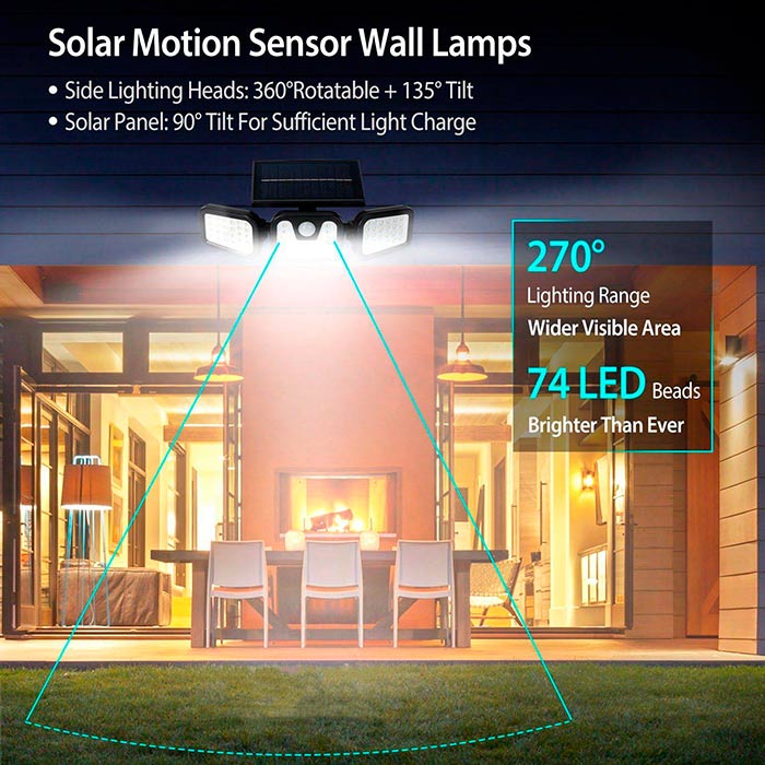 TripleSolar 3-sided solar lamp - Image 3
