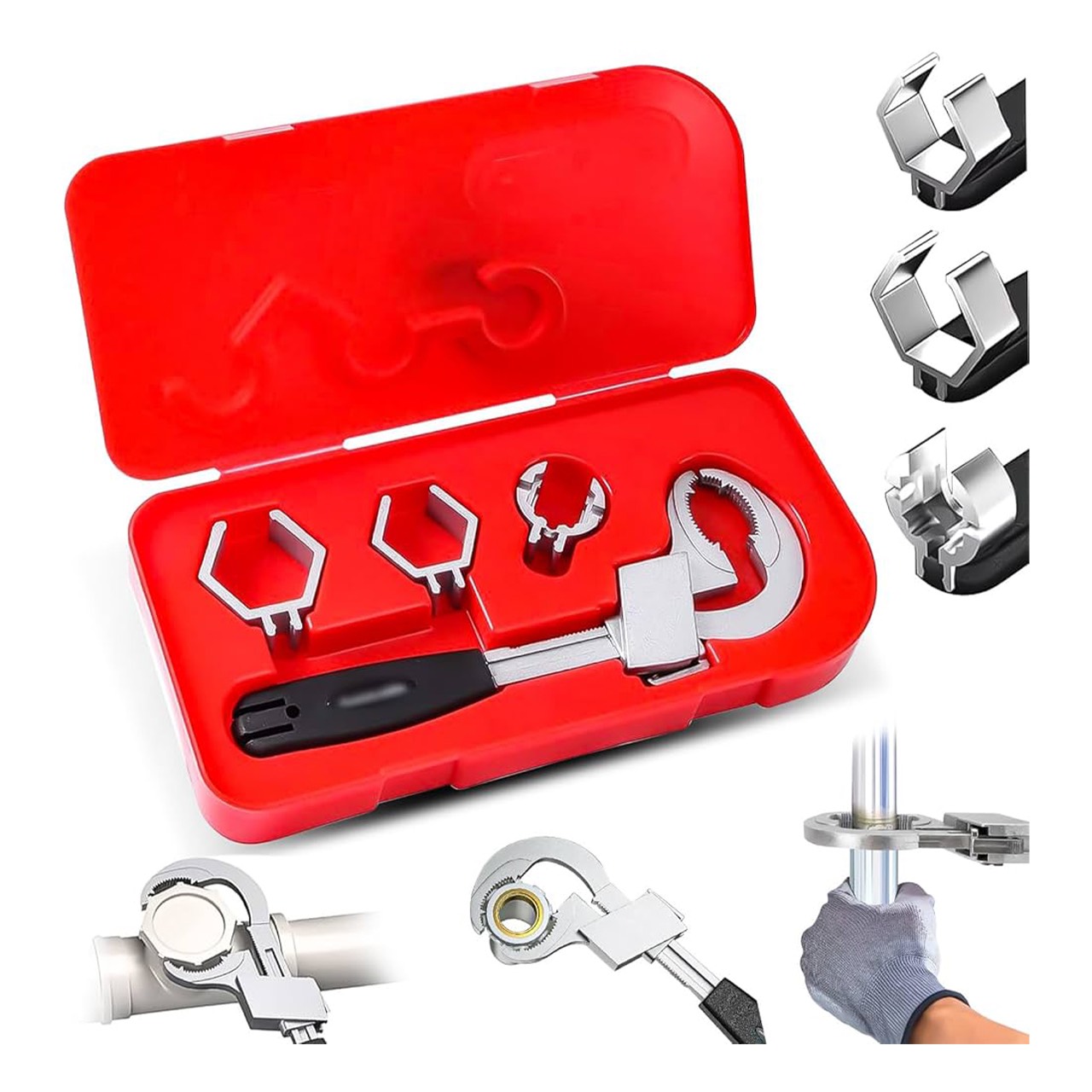 UniWrench, universal double-sided adjustable wrench - Image 1