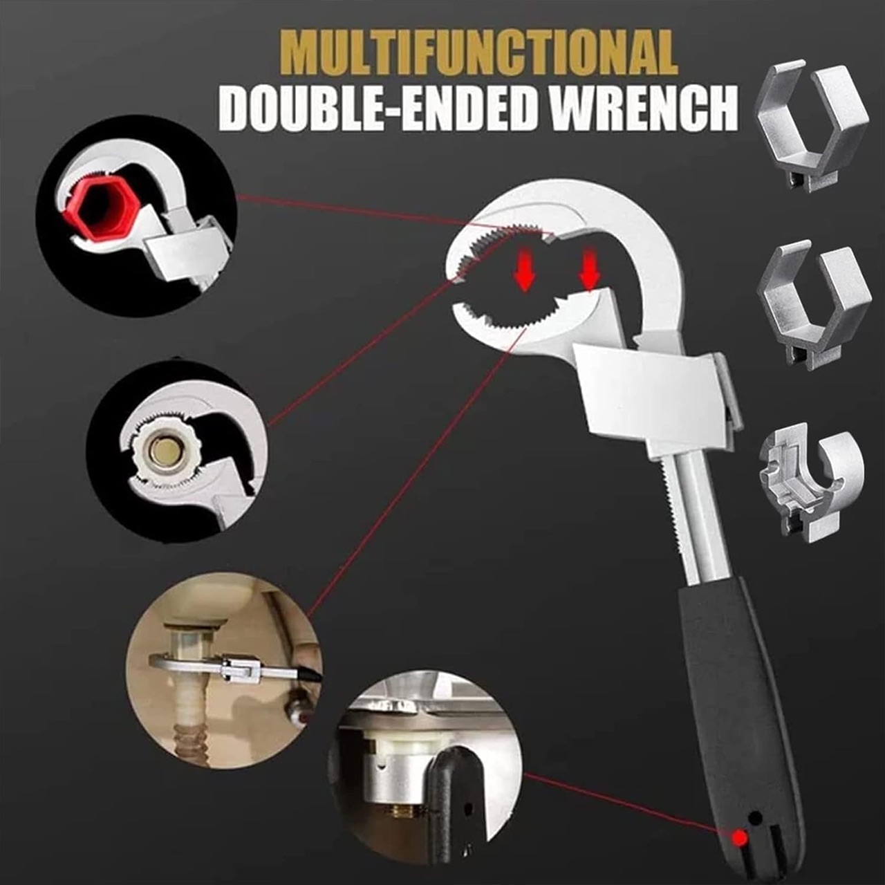 UniWrench, universal double-sided adjustable wrench - Image 3