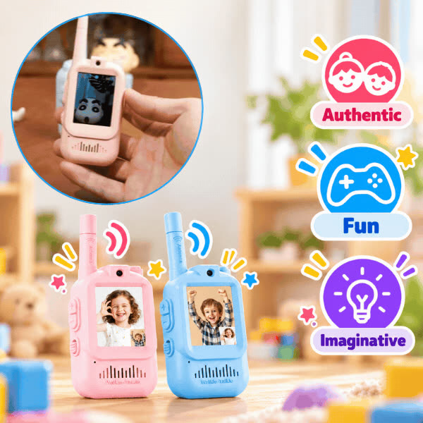 Children’s walkie-talkies with screens (2 pieces), VideoTalkie - video