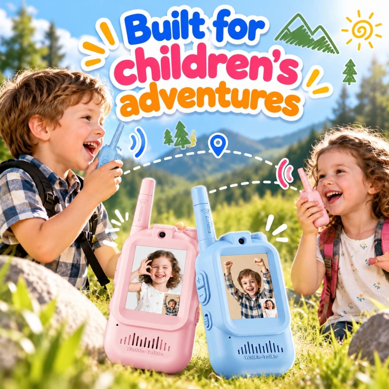 Children’s walkie-talkies with screens (2 pieces), VideoTalkie - Image 7