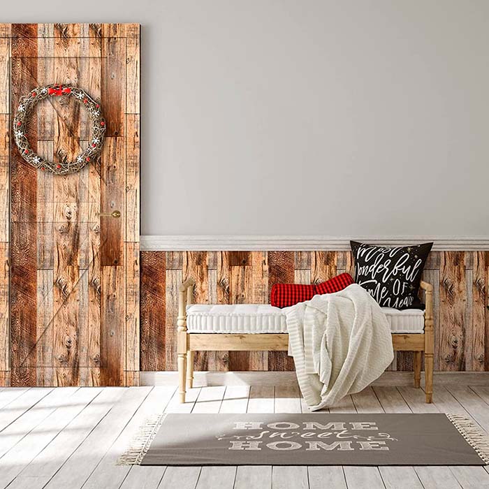 VintageWall, self-adhesive sticker with natural wood look (300 x 45 cm) - Image 6