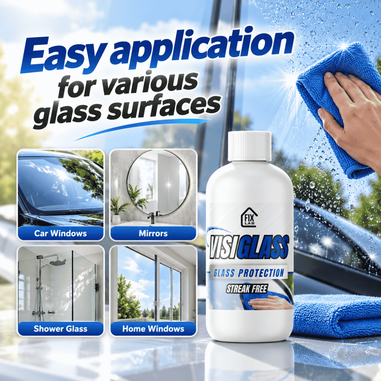Car glass cleaner and protector, VisiGlass - Image 9