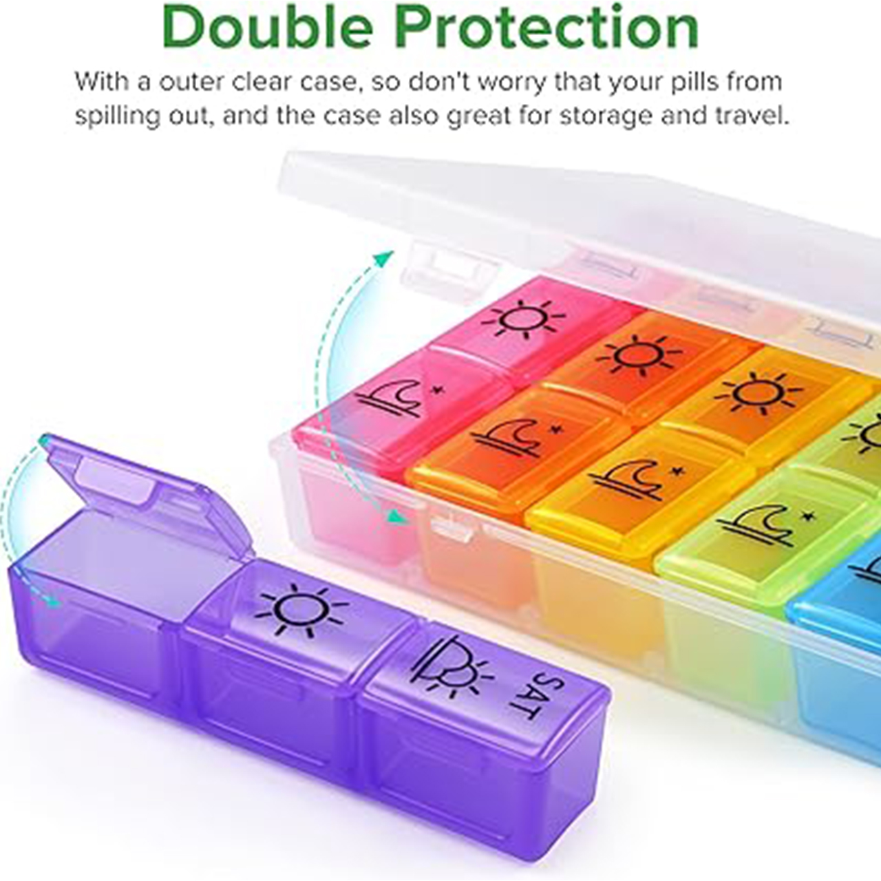 WeeklyBox, organiser for pills, food supplements or vitamins - Image 7