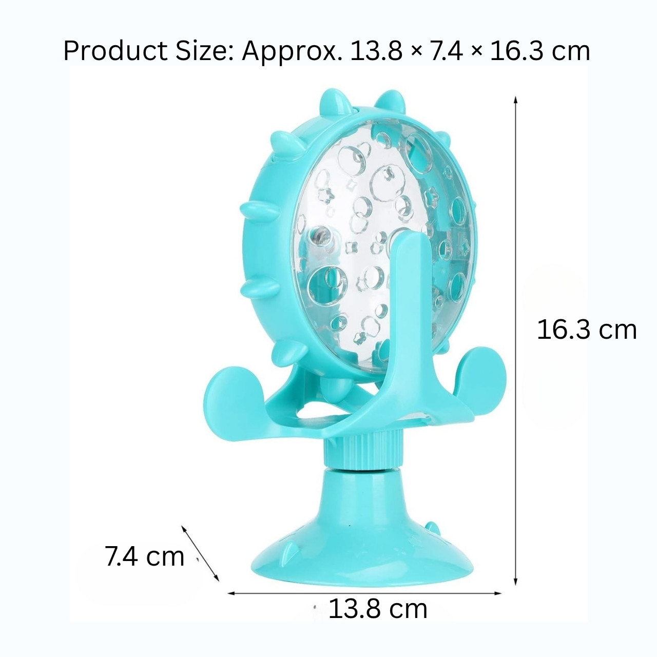 WheelToy, interactive rotating cat and dog food toy - Image 1