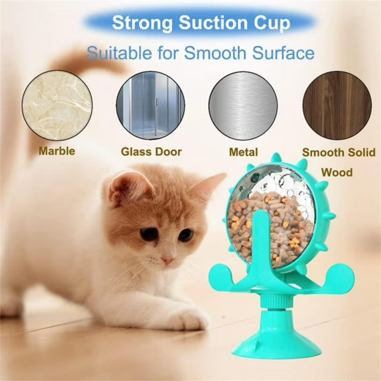 WheelToy, interactive rotating cat and dog food toy - Image 6