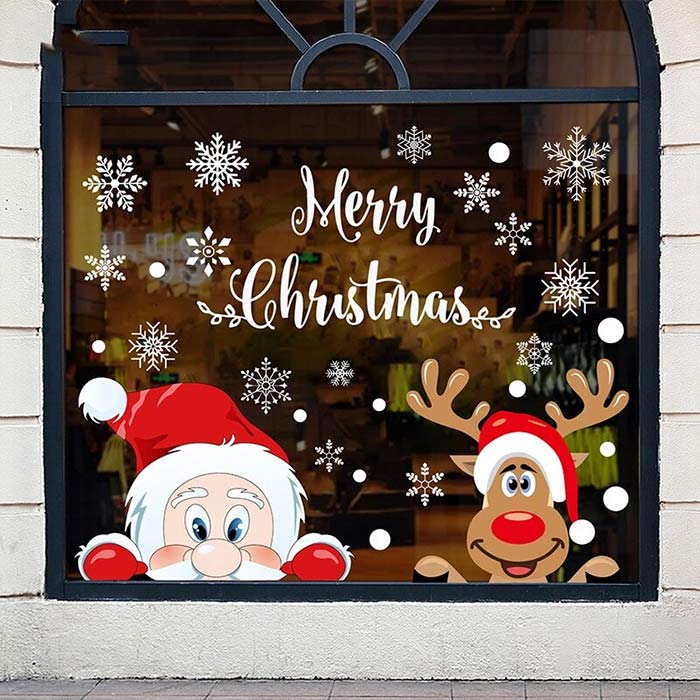 Window stickers are also suitable for all other smooth surfaces.
