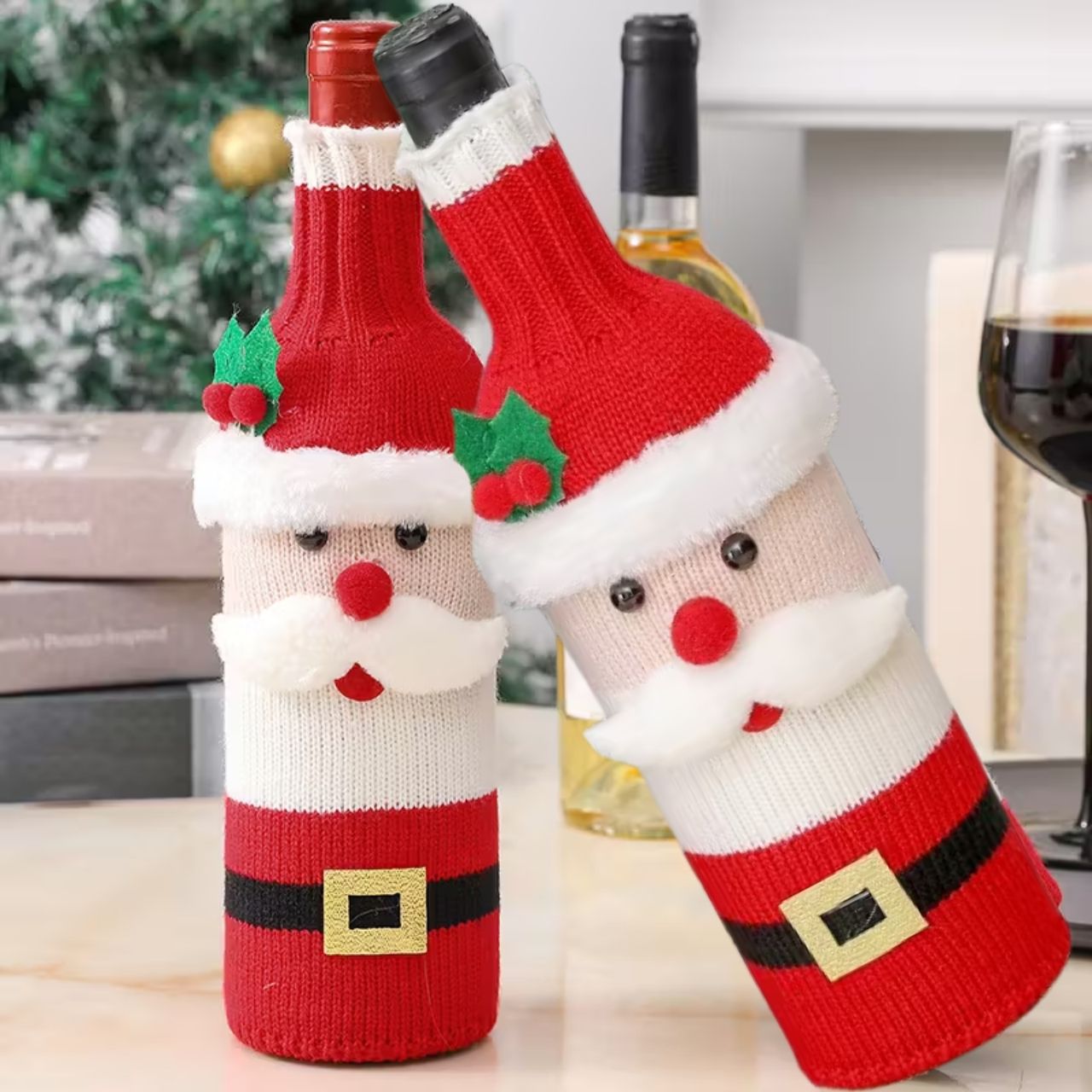 WineSanta, Santa Claus bottle sleeve - Image 2