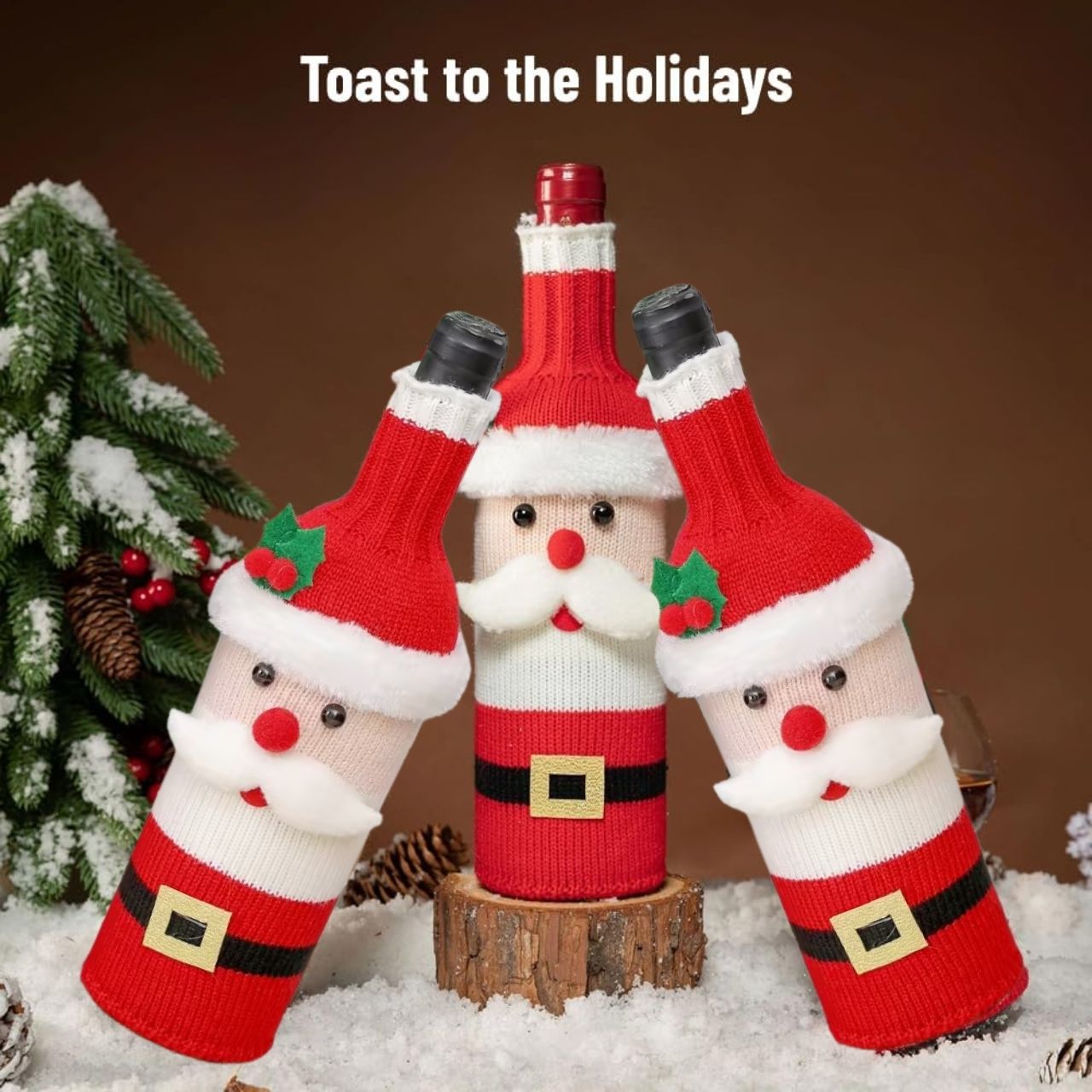 WineSanta, Santa Claus bottle sleeve - Image 4