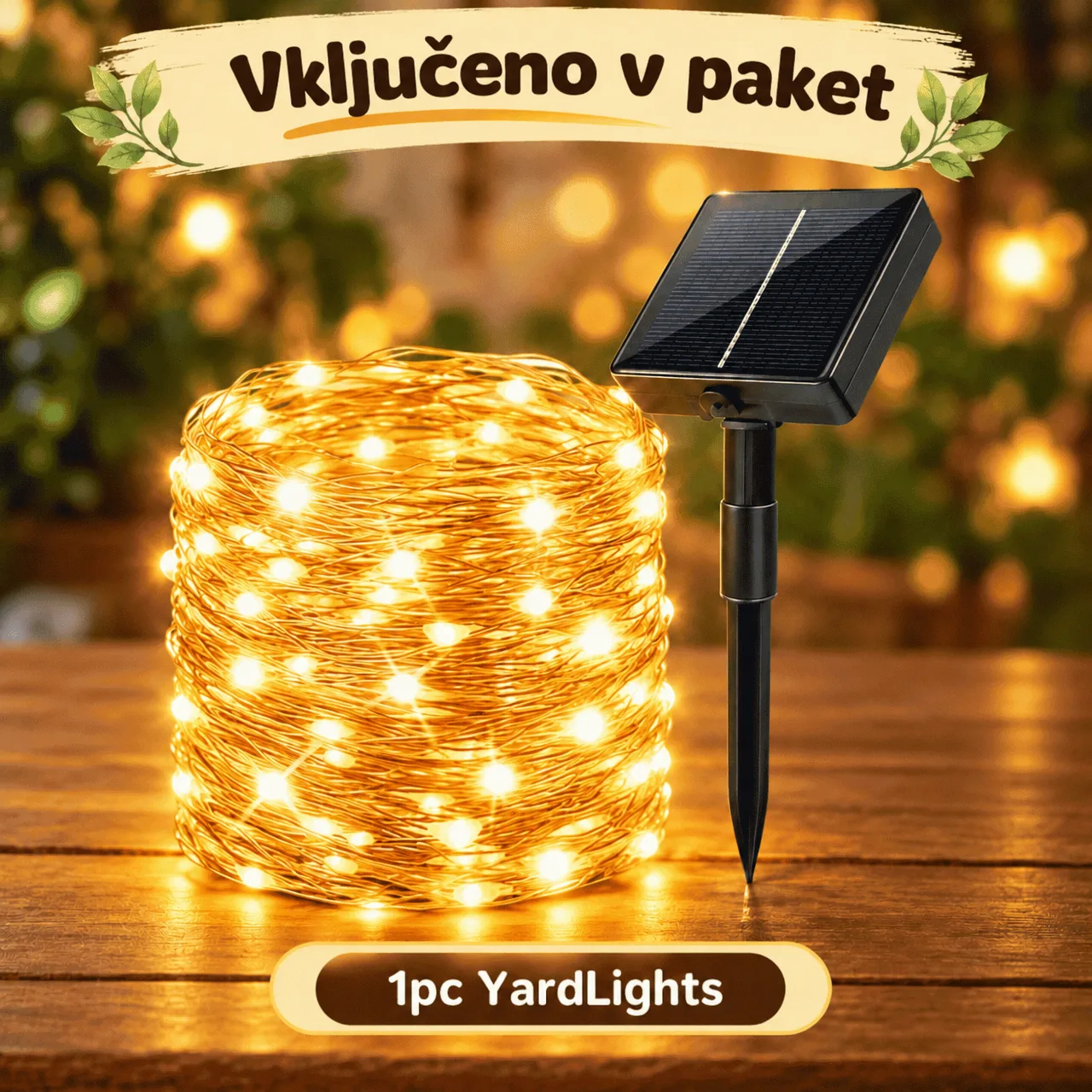 Solar LED String Lights (12 m), YardLights