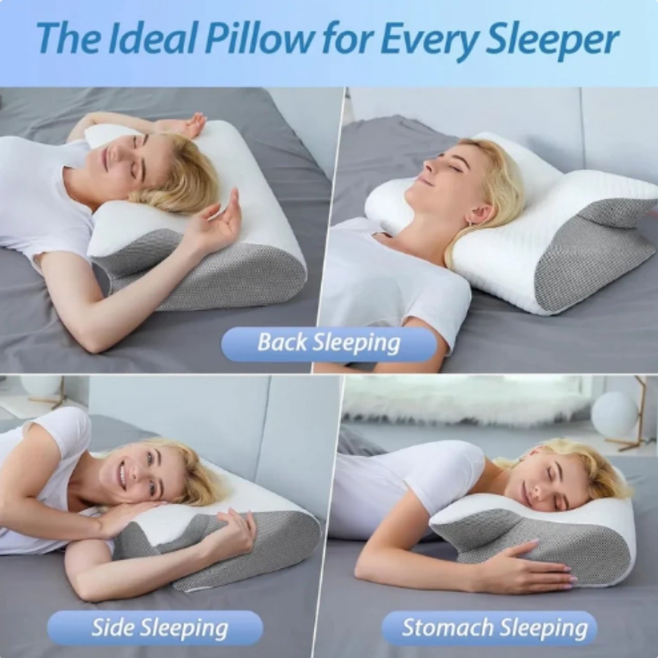 ButterflyPillow, ergonomic memory foam pillow - Image 2