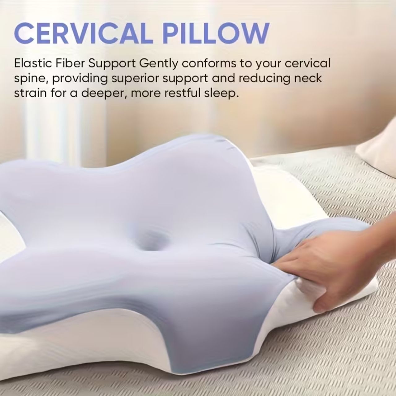 Ergonomic pillow with memory foam, CervicalPillow - Image 6