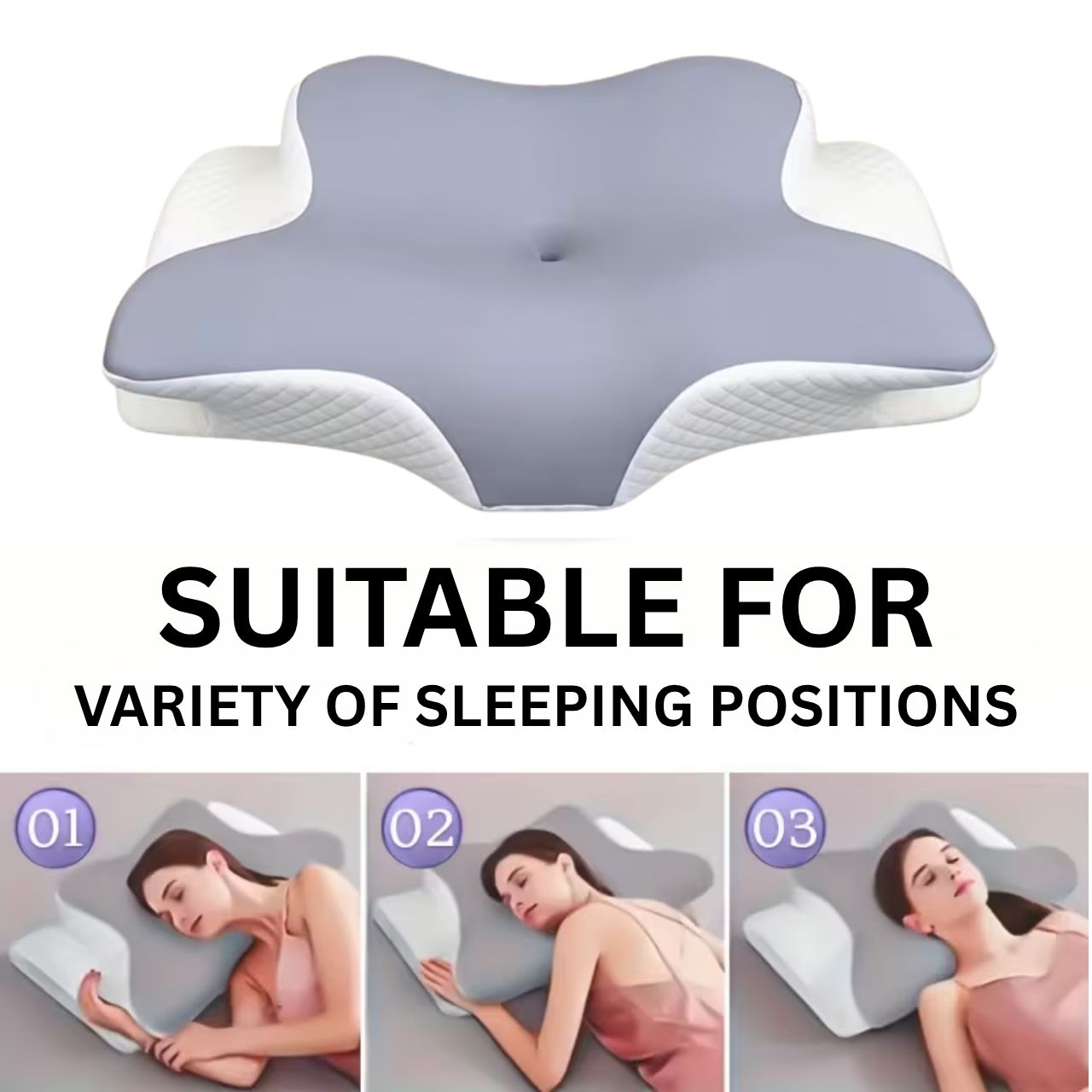 Ergonomic pillow with memory foam, CervicalPillow - Image 5