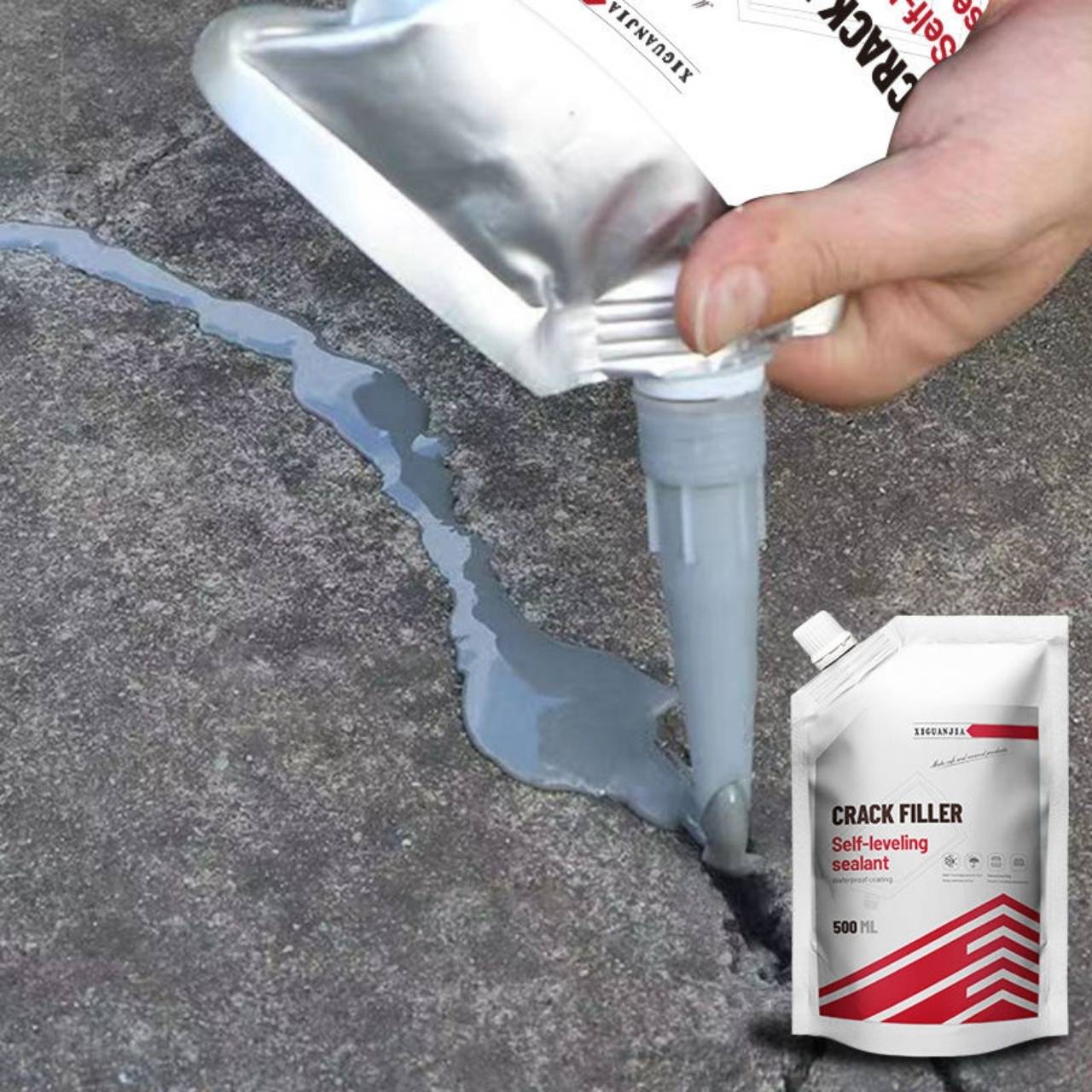 CrackFiller, Elastic Crack Repair Sealant (500 ml) - Image 3
