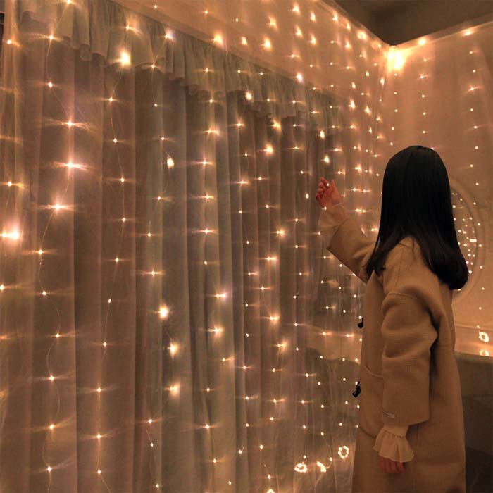 CurtainLED, curtain with 300 LED lights (3x3m) - Image 3