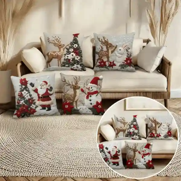 CutePillows, Christmas pillowcases (4 pieces) - Image 1