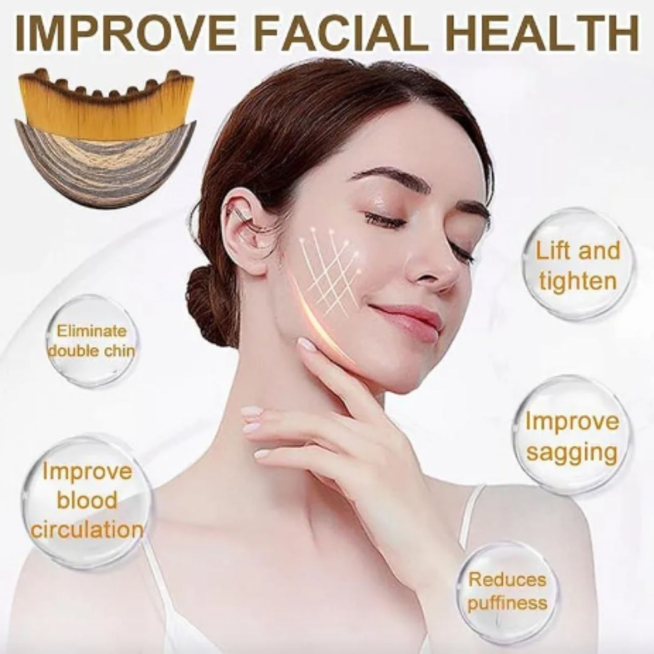 LymphaticBrush, lymphatic massage and facial shaping brush - Image 9
