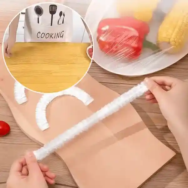Flexible Protective Food Covers Wraps (100 pcs) - Image 1